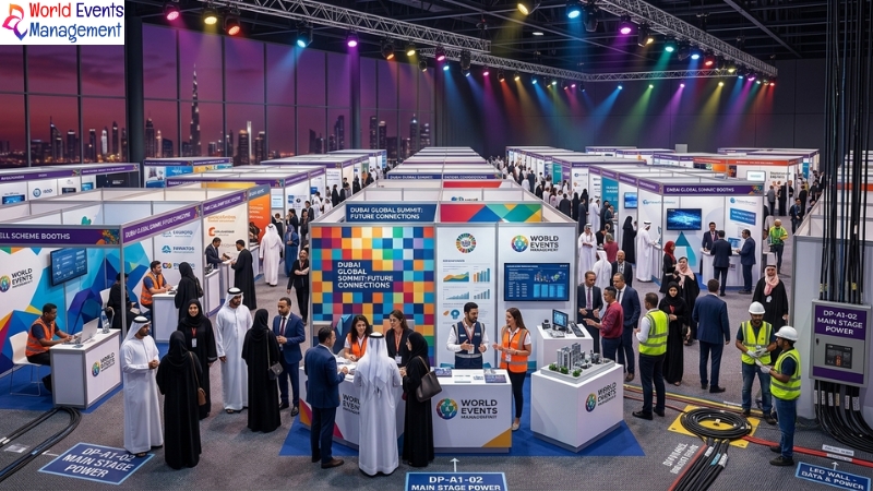 Busy Trade Show Atmosphere