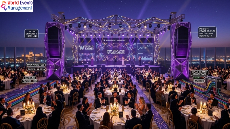 Gala Event Audio Layout