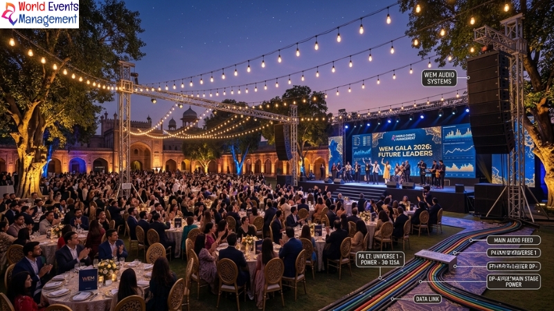 Outdoor Gala Lighting Design