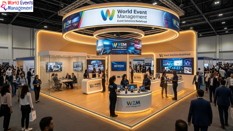 Completed custom exhibition booth