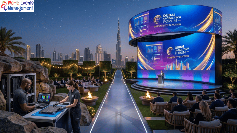 Outdoor Dubai LED display.
