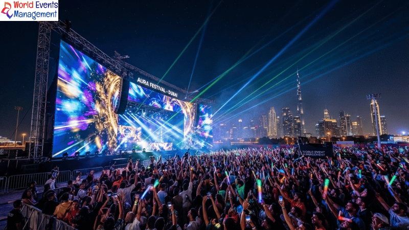 Outdoor concert LED stage