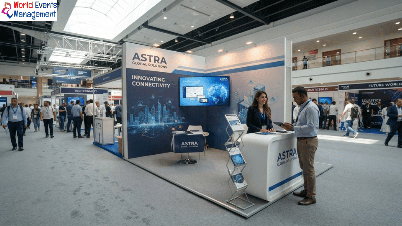 Modern shell scheme booth