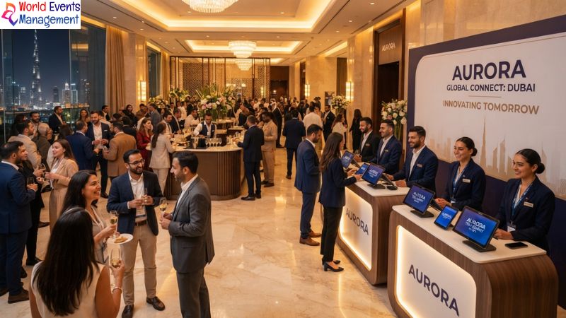 Corporate welcome reception