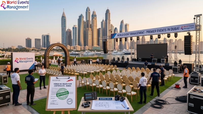 Event Setup Marina View