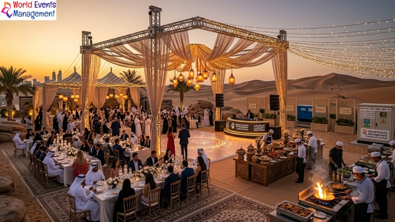 Luxury Desert Wedding Reception