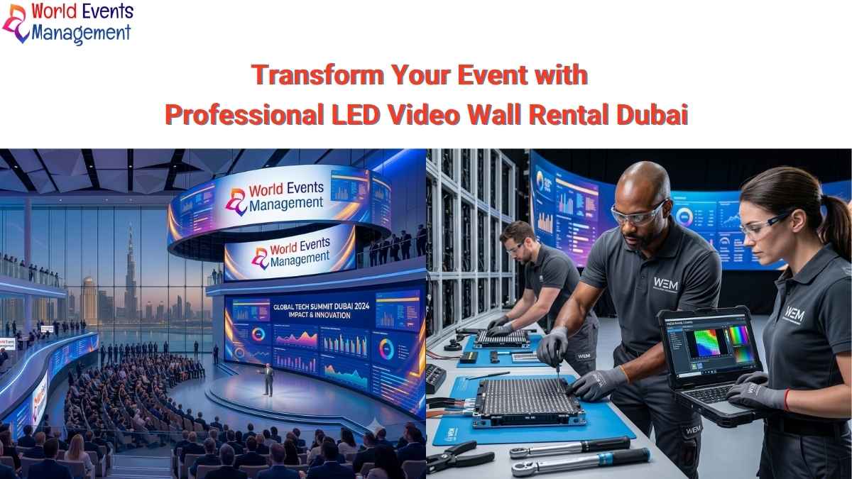 WEM LED rental services.
