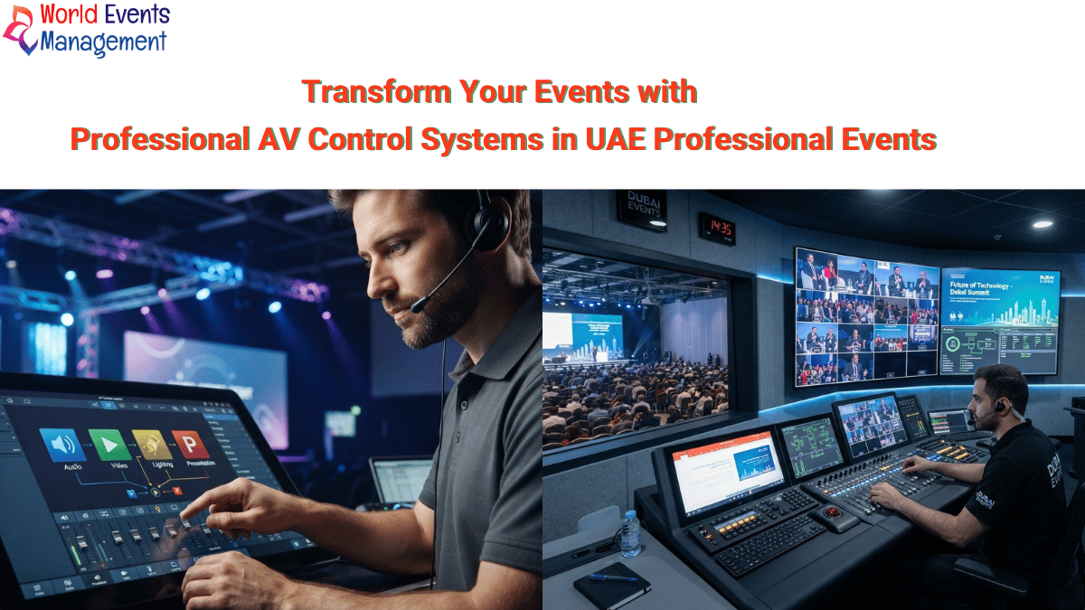 AV system event collage.