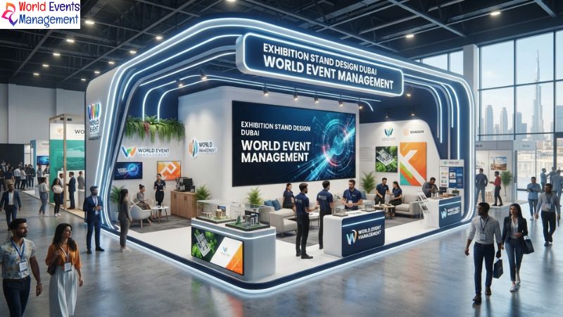 Modern Dubai exhibition booth