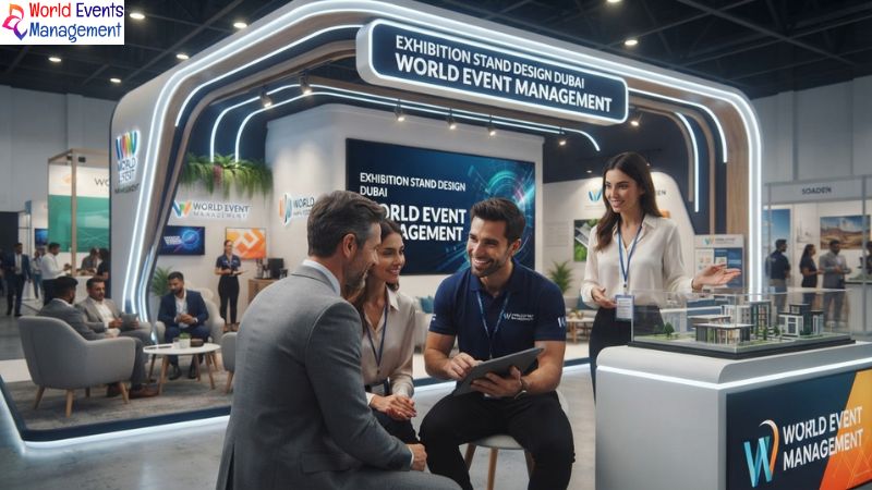 Team at trade show