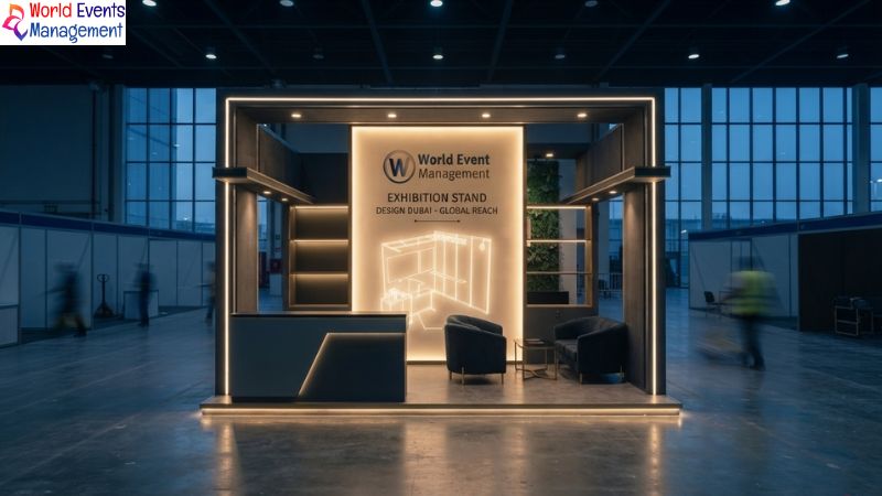 Finished modular exhibition stand