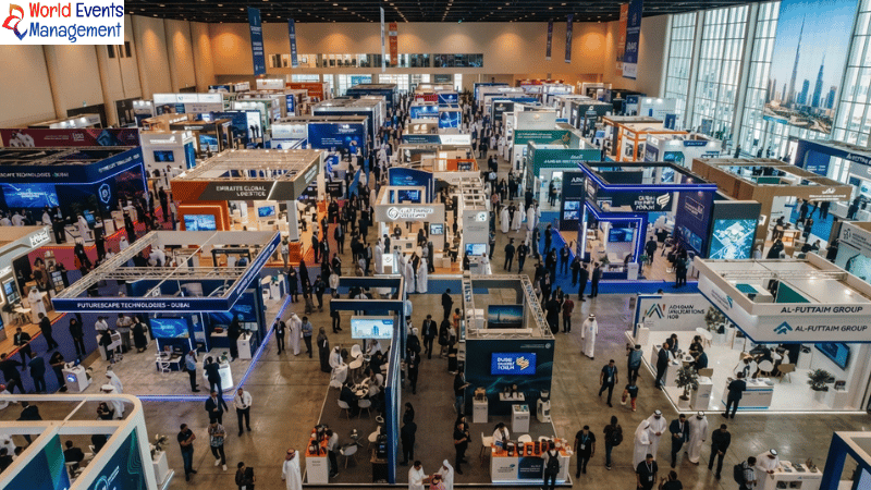 UAE exhibition hall aerial