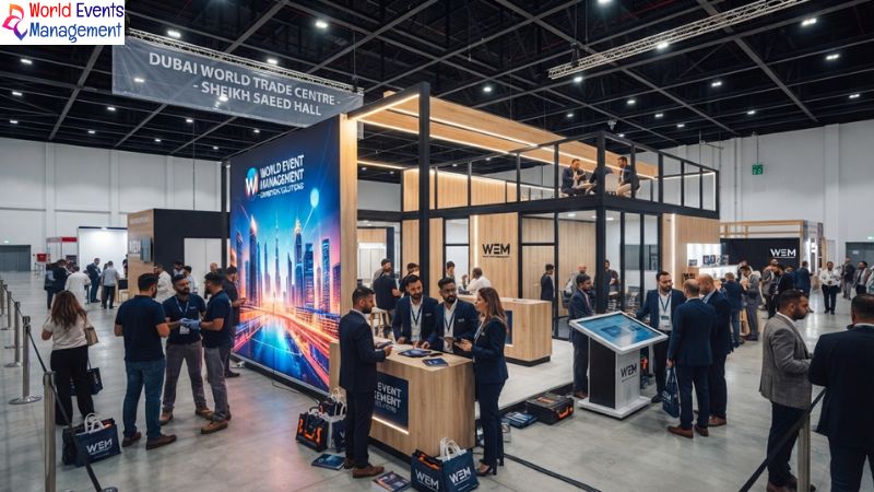 Successful exhibition stand engagement.