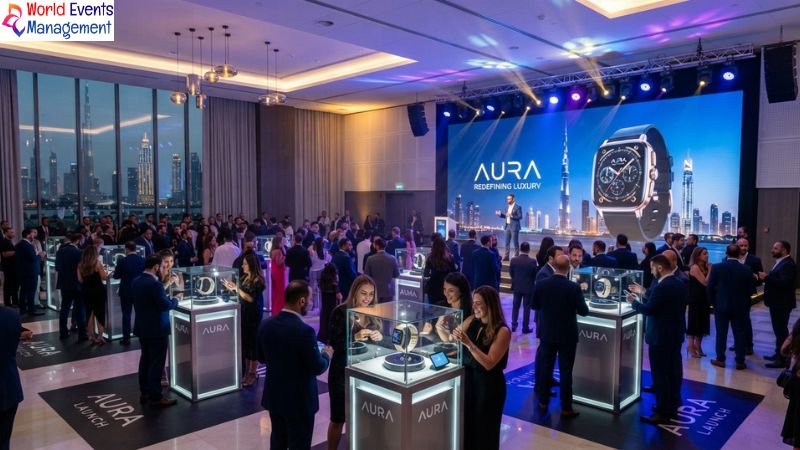 Product launch event Dubai.