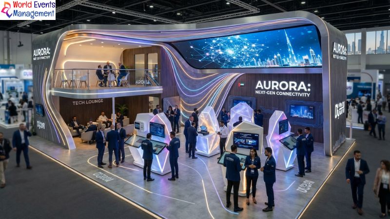 Successful exhibition stand design.