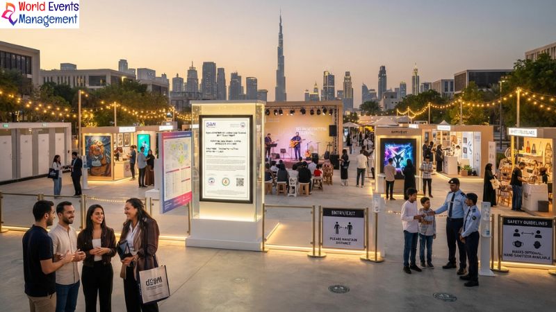 Approved event in Dubai.