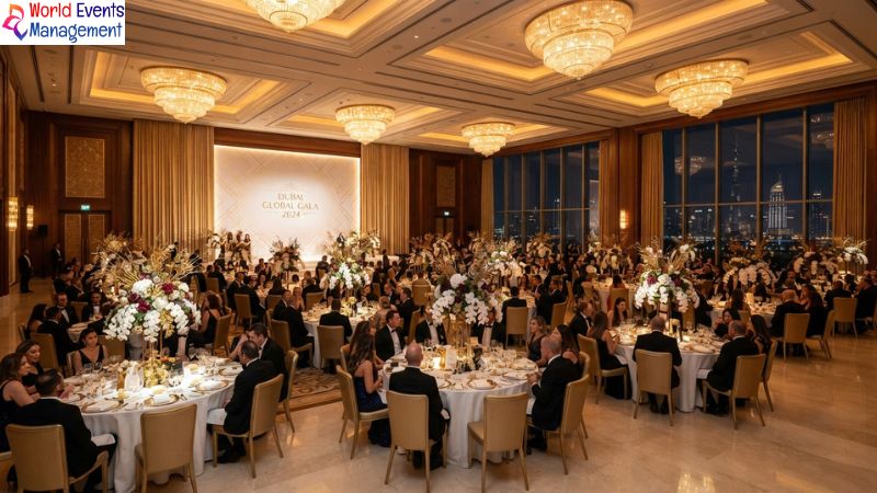 Gala dinner event Dubai