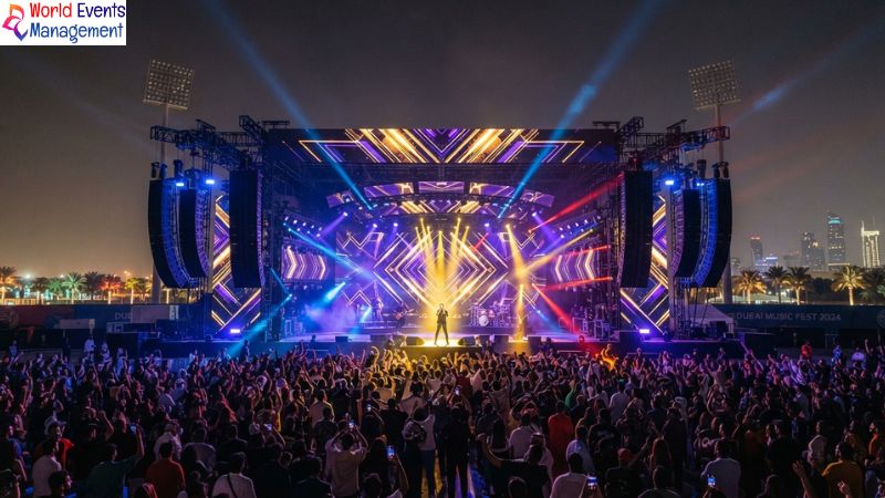 Outdoor concert sound system