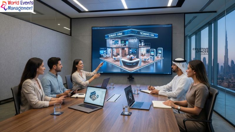 3D booth design presentation