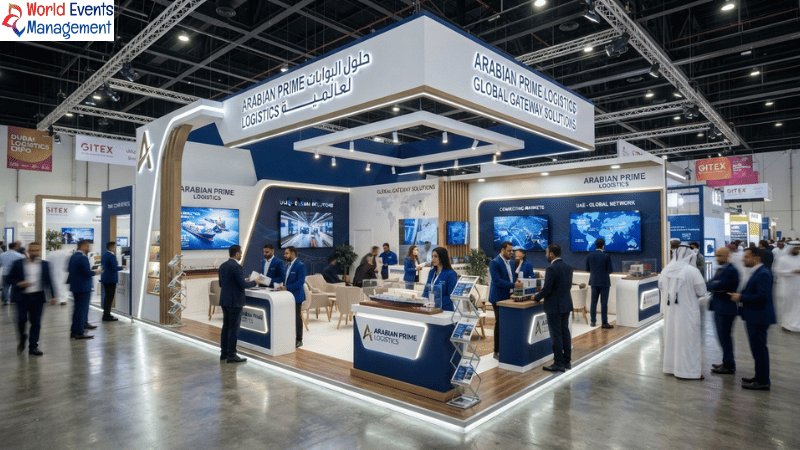 Modern UAE exhibition stand