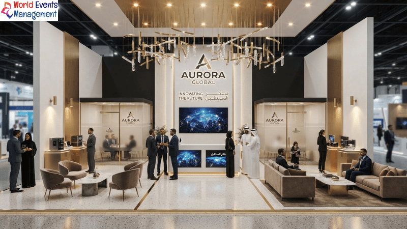 Luxury Dubai exhibition booth