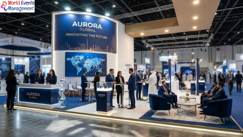 Modern Dubai exhibition stand