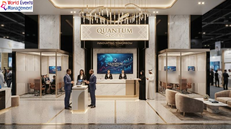 Luxury Dubai exhibition stand