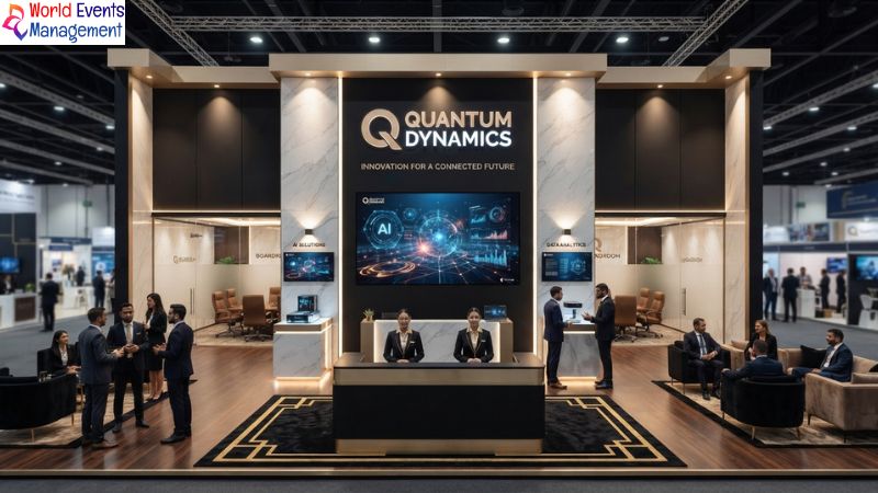 Luxury Dubai exhibition stand