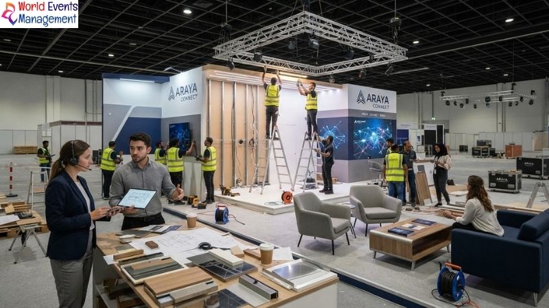 Custom booth design process