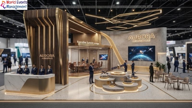 Luxury Dubai exhibition booth
