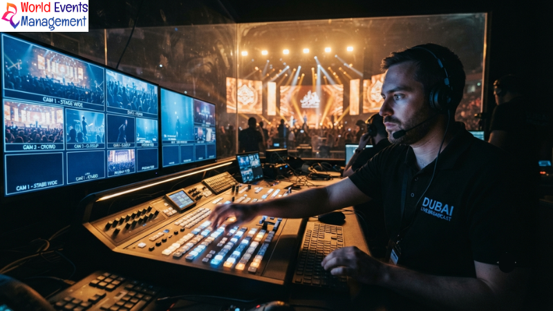 Live broadcast AV control