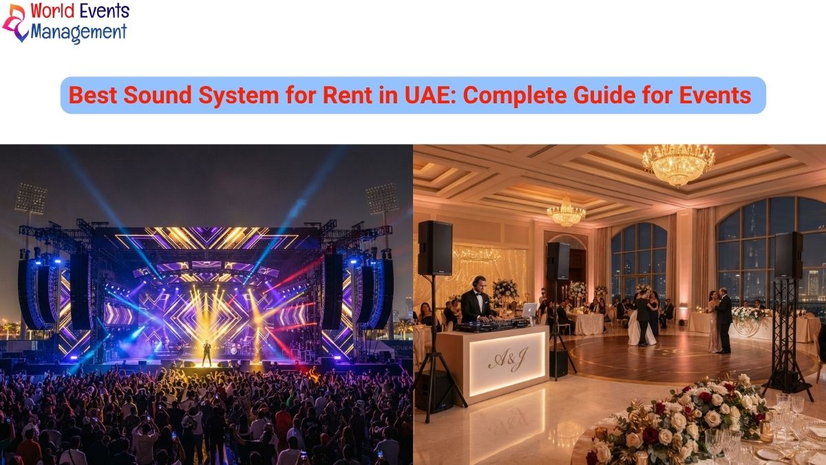 Best sound system rental UAE